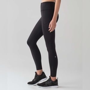 Lululemon Black Fast and Free High Rise Leggings